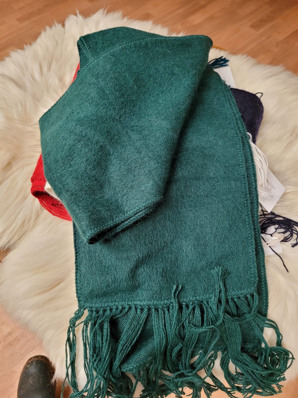 Alpaca Brushed Scarf 