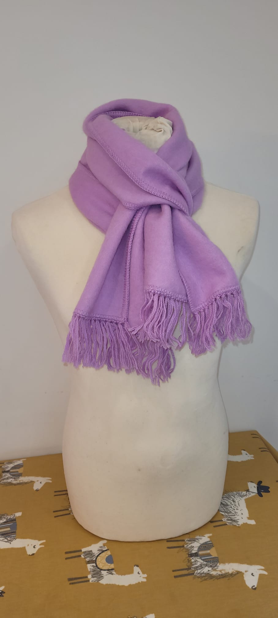Purple Brushed Scarf