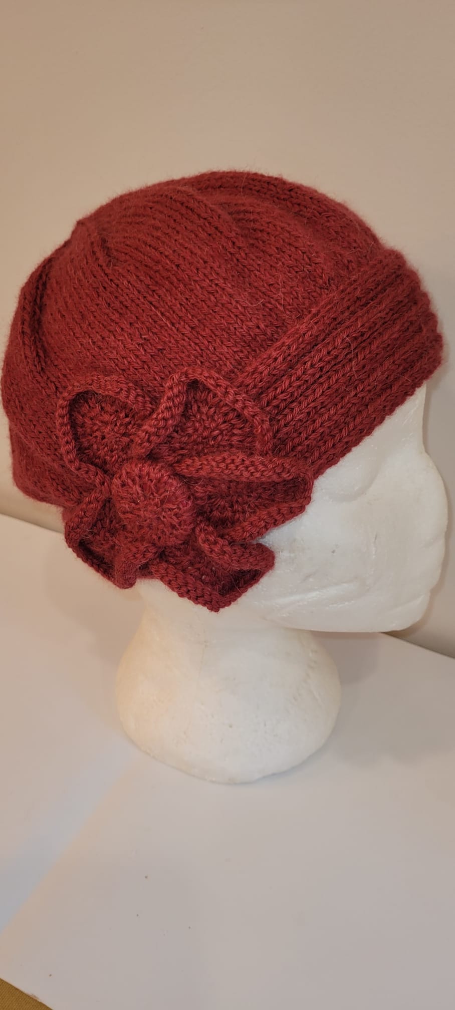 Autumn Brown Flower Hat